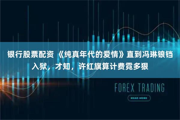 银行股票配资 《纯真年代的爱情》直到冯琳锒铛入狱，才知，许红旗算计费霓多狠